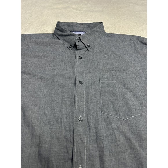 Banana Republic Custom 078 Wash Shirt Slim Fit Button Down Long Sleeve Gray XL - Picture 2 of 8